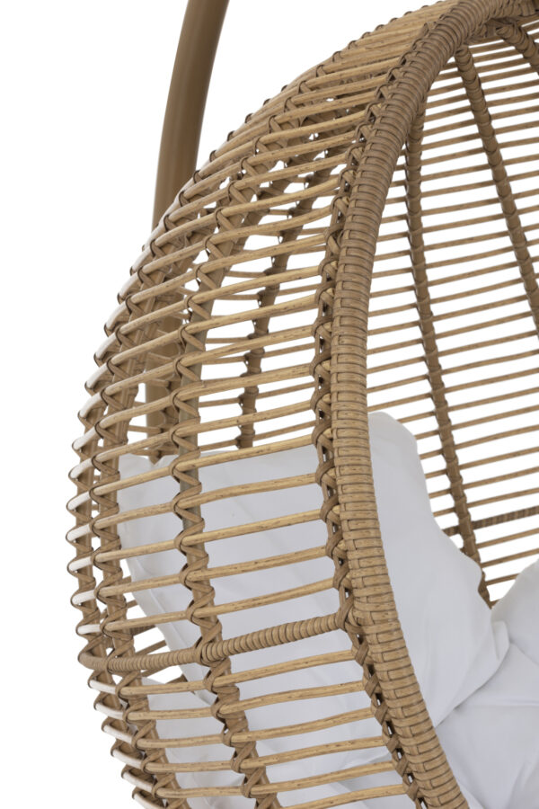 Beige Ronde Hangstoel J-line