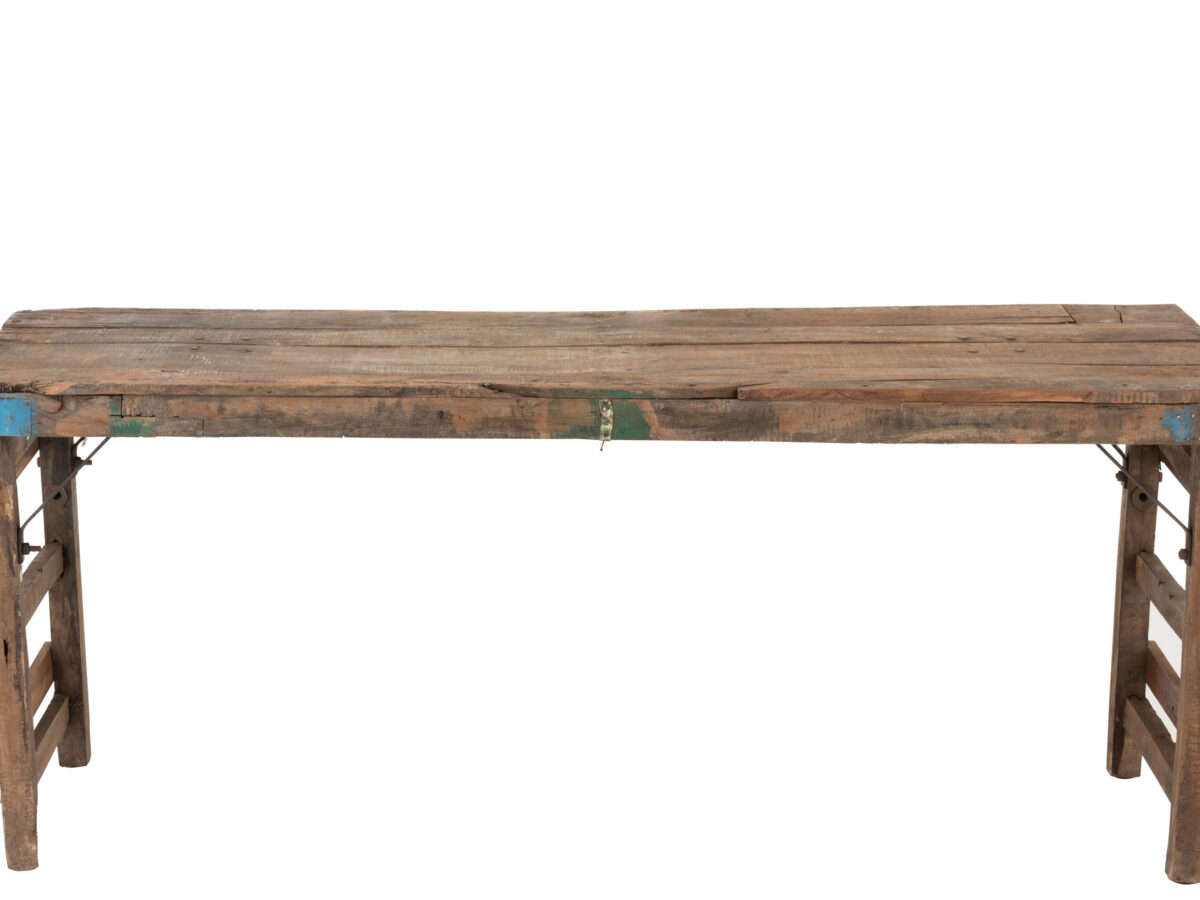 96490-0.jpg Console Oud Gerecycled Hout Bruin