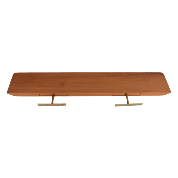 Craftsman Wandplank Teakhout Beige -  90 cm