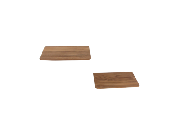 Craftsman Wandplanken Teakhout Beige -  Set van 2 (25 cm)