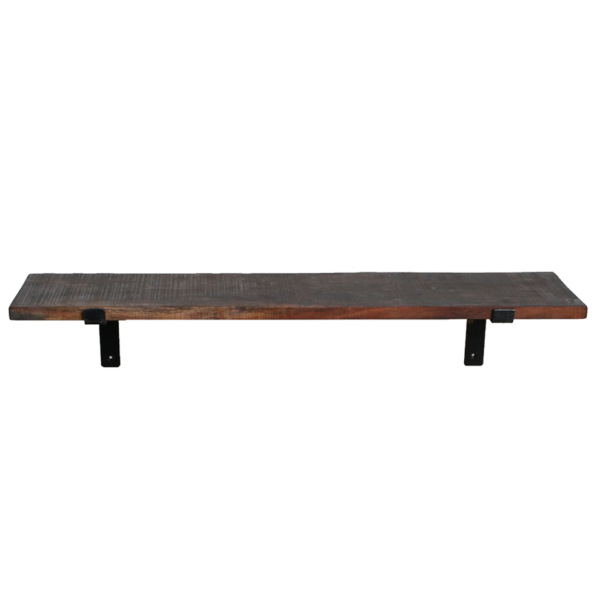 Factory wandplank bruin - FSC-gerecycled hout - 80 cm