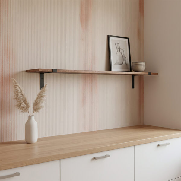 Factory wandplank - FSC-gerecycled hout - 120 cm