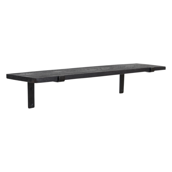 ACFW00067-0.png Wandplank Factory Zwart – FSC-gerecycled hout - 80 cm