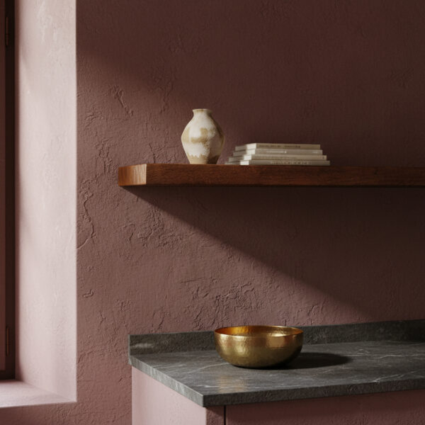 Zwevende wandplank Factory - FSC-gerecycled hout