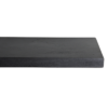 Zwarte zwevende wandplank  80 cm