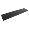 Zwarte zwevende wandplank  80 cm