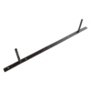 Zwarte zwevende wandplank  80 cm