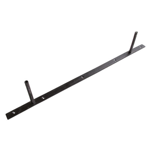 Zwarte zwevende wandplank  80 cm