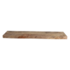 Zwevende wandplank mangohout Beige - 80 cm
