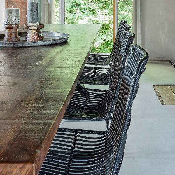 Jane tuinstoelen Zwart (set van 2)