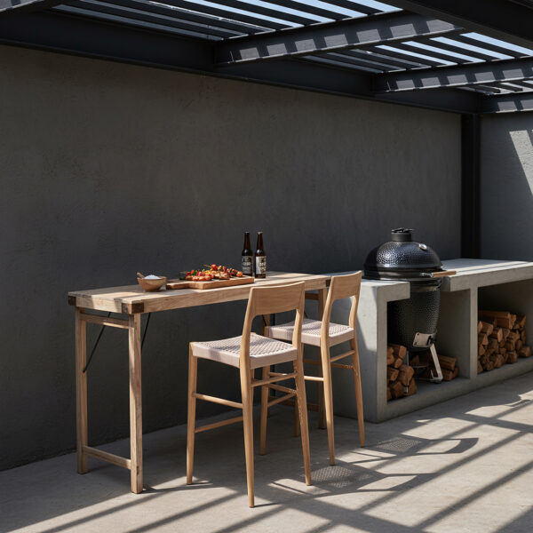 Freya Barstoel Teakhout Outdoor