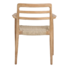 Verano Tuinstoelen met Armleuning Teakhout Naturel - (Set van 2)