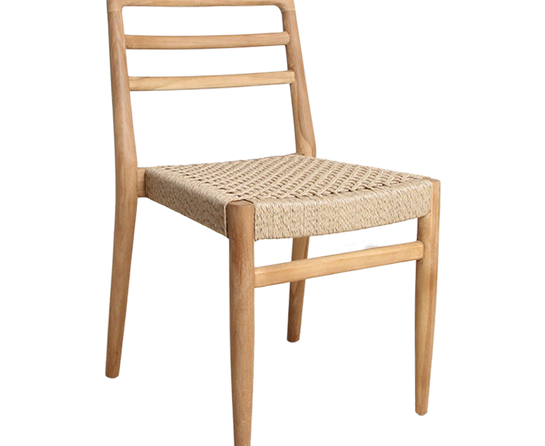 Verano Tuinstoelen Teakhout Naturel - (Set van 2)