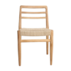 Verano Tuinstoelen Teakhout Naturel - (Set van 2)