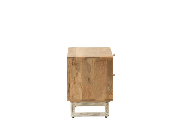 Nachtkastje Rotan mangohout naturel