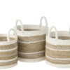 30977-2.jpg Set van 3 Caro Raffia manden wit/naturel
