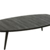 Zwarte salontafel gerecycled hout