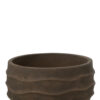 Bloempot Waves donkerbruin Small Outdoor