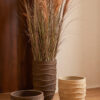 63057-1.jpg Bloempot Waves Donkerbruin Large Outdoor