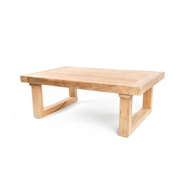 salontafel van teruggewonnen teakhout naturel