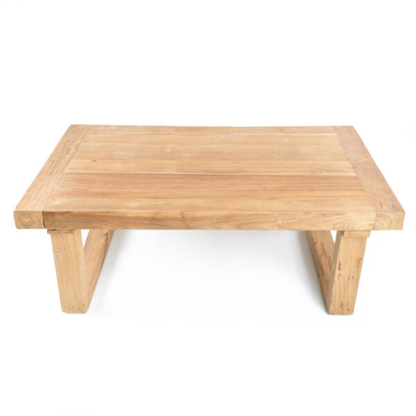 Salontafel van teruggewonnen teakhout - naturel