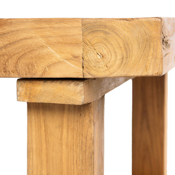 Salontafel van teruggewonnen teakhout - naturel