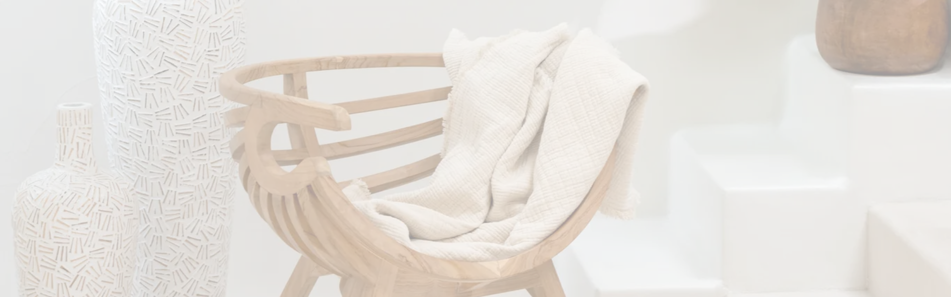 plaids - Omslag Plaid Sophia Mousseline Donkerbeige