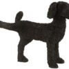 Zwarte Decoratieve Hond Max Polyresine