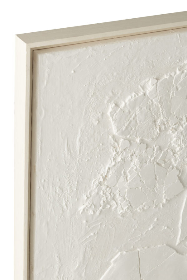 Abstract Schilderij met Gips structuur | 120 x 90 cm