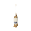 Decoratieve Hanger 3 vissen Blauw/Wit