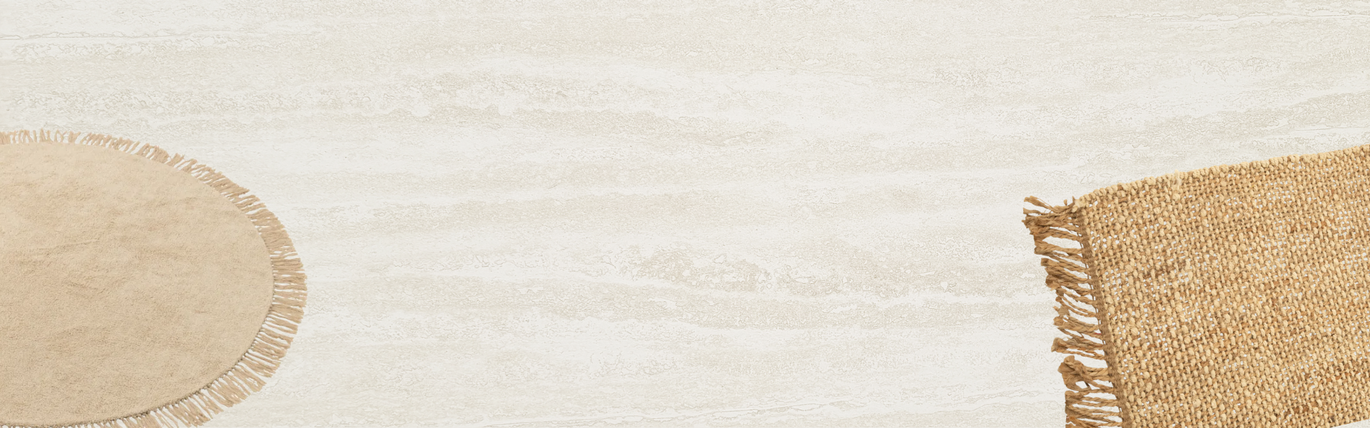 Vloerkleden Rond Vloerkleed Boho franjes beige