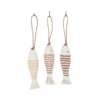 Decoratieve Hanger 3 Vissen Beige/Bruin