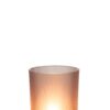 21819-2 Waxinelichthouder Palmblad Beige M