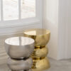 Bijzettafel Lise - Glanzend Chrome Goud | J-line