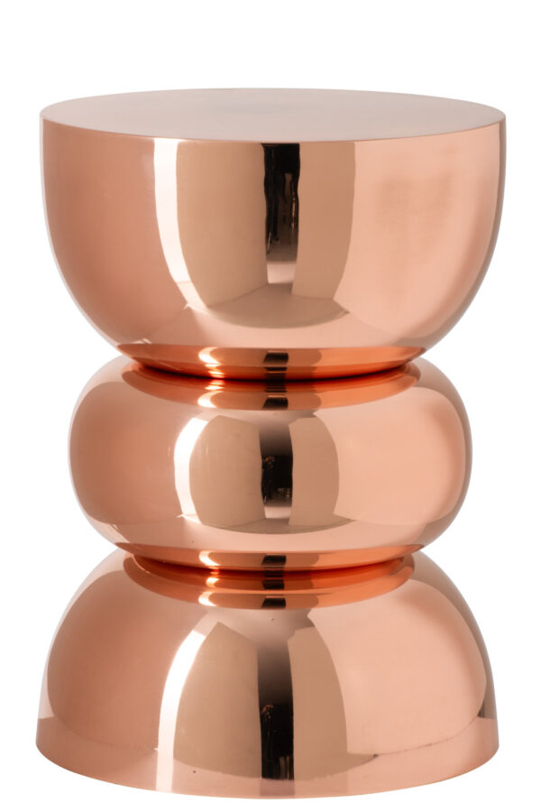 Bijzettafel Lise - Glanzend Chrome Roségoud | J-line
