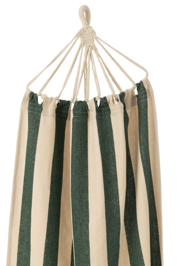 51608-1.jpg Gestreepte Hangmat Groen/Beige