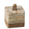 59021-0.jpg Set met 4 marmeren onderzetters naturel/beige