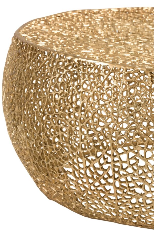 86077-0.jpg Ronde Salontafel Koraalpatroon Goud J-line