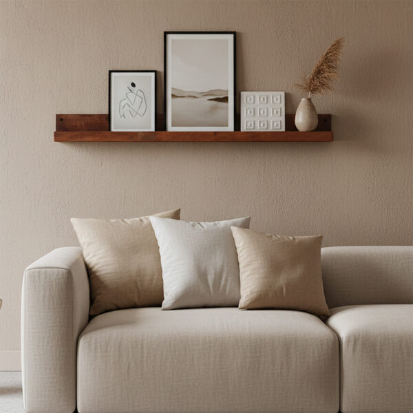 Factory wandplank - FSC-gerecycled hout - 75x8x8 cm