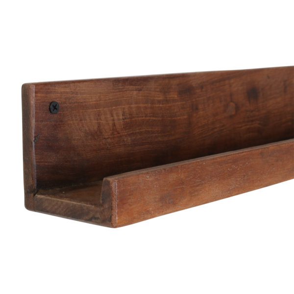 Factory wandplank - FSC-gerecycled hout - 75x8x8 cm