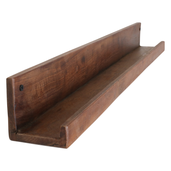 Factory wandplank - FSC-gerecycled hout - 75x8x8 cm