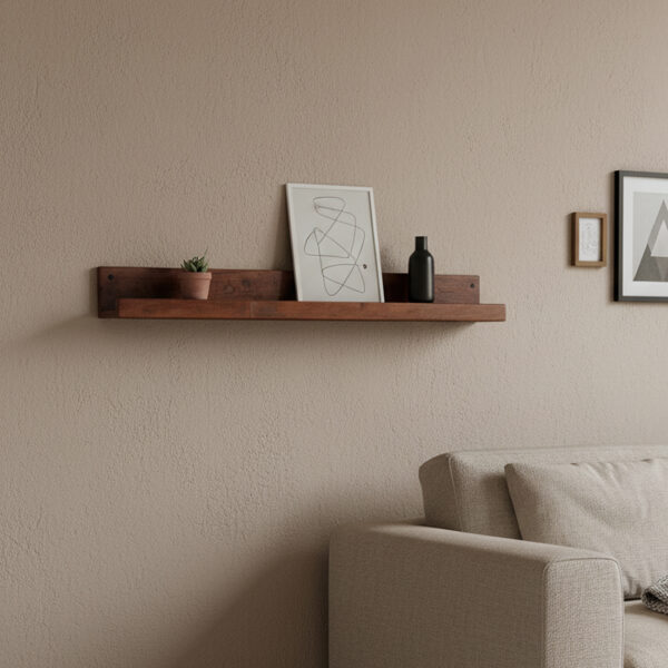 Factory wandplank - FSC-gerecycled hout - 75x8x8 cm