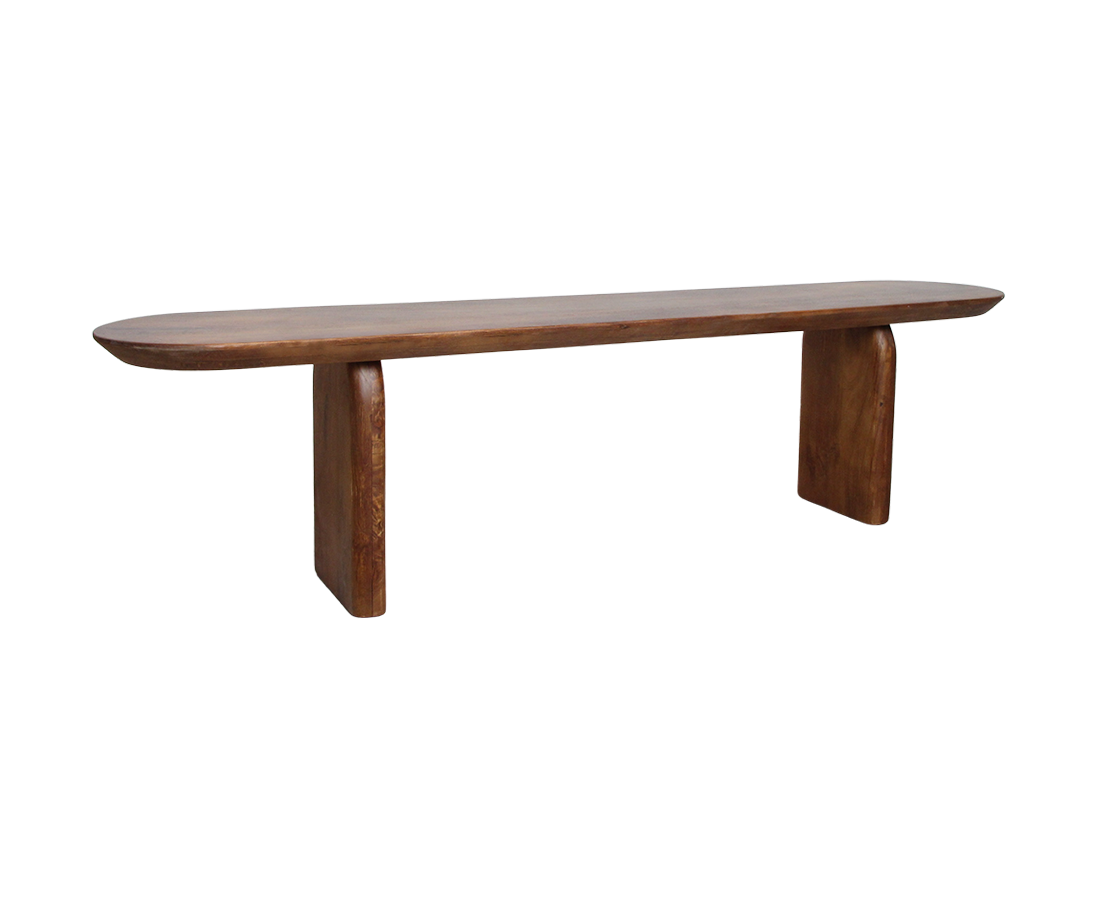 Bullnose eetkamerbank - 180 cm