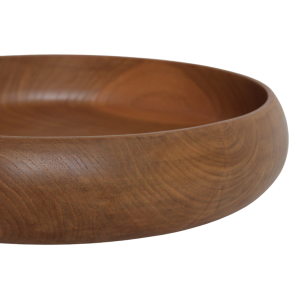 Teakhouten schaal groot - Ø 37 cm