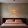 Maze rotan hanglamp organisch L - Ø 57 x 31 cm