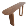 TAMW00050-10.png Bullnose mangohouten bijzettafel bruin - 140 x 35 x 80 cm