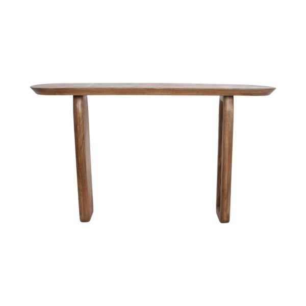 TAMW00050-3.png Bullnose mangohouten bijzettafel bruin - 140 x 35 x 80 cm