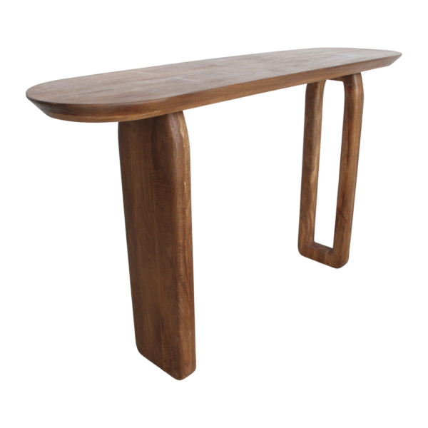 TAMW00050-8.png Bullnose mangohouten bijzettafel bruin - 140 x 35 x 80 cm
