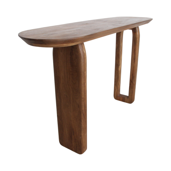 TAMW00050-9.png Bullnose mangohouten bijzettafel bruin - 140 x 35 x 80 cm