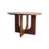 TAMW00065-0.png Bullnose Coliseo ronde mangohouten eettafel - Ø 120 cm